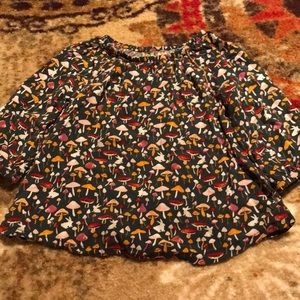 Oshkosh 5T mushroom blouse